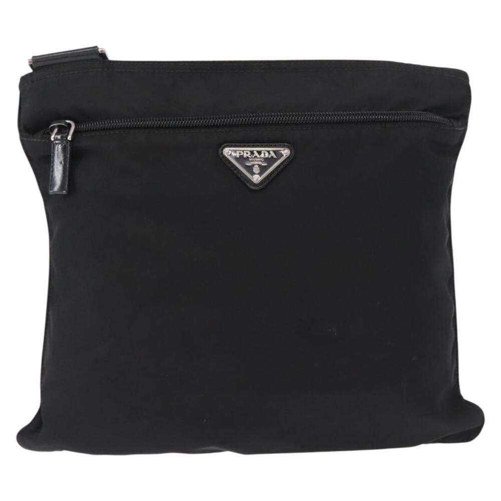 Prada Nylon Shoulder Bag Black